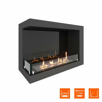 Fireplace Steelheat ONE 800 левый Стекло Стемалит 