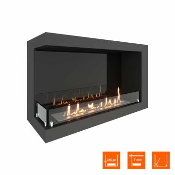 Fireplace Steelheat ONE 900 левый Стекло Стемалит 