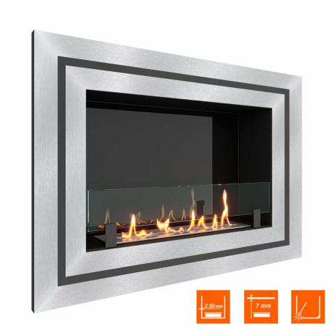 Fireplace Steelheat GRAND-D 900 Стекло Стемалит 