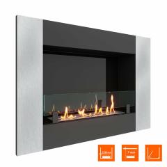 Fireplace Steelheat GRAND-V 900 Стекло Стемалит