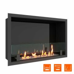 Fireplace Steelheat 700 Стекло Стемалит