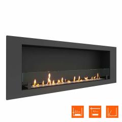 Fireplace Steelheat LONG 1500 XL Стекло