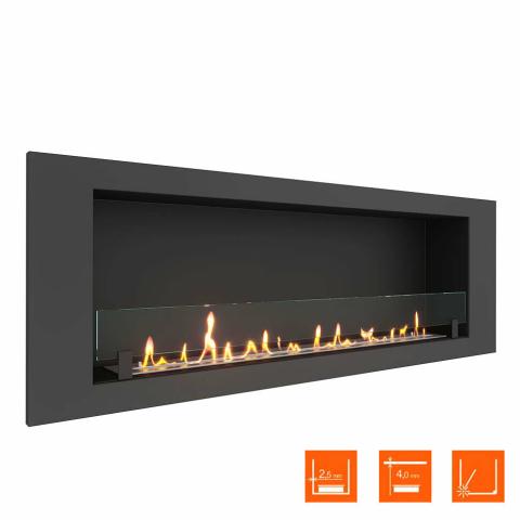 Fireplace Steelheat LONG 1500 XL Стекло 