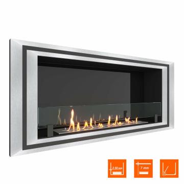 Fireplace Steelheat LONG-D 1200 Стекло Стемалит 