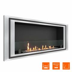 Fireplace Steelheat LONG-D 1200 Стекло