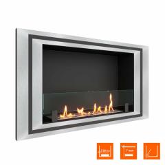 Fireplace Steelheat LONG-D 900 Стекло