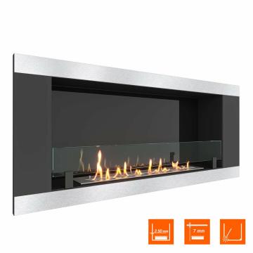 Fireplace Steelheat LONG-H 1200 Стекло Стемалит 