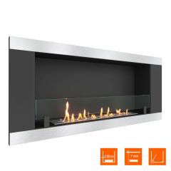 Fireplace Steelheat LONG-H 1200 Стекло