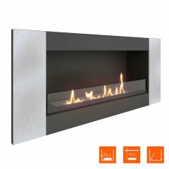 Fireplace Steelheat LONG-V 900 Small Стекло