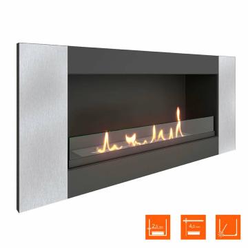 Fireplace Steelheat LONG-V 900 Small Стекло 