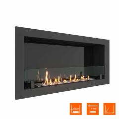 Fireplace Steelheat ONE 1100 Стекло Стемалит