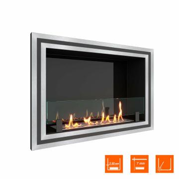 Fireplace Steelheat ONE-D 800 Стекло Стемалит 