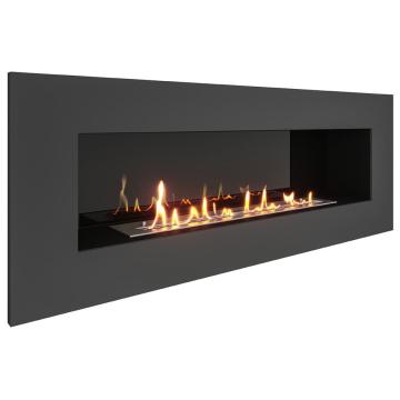 Fireplace Steelheat LONG 1200S с декоративным стеклом 