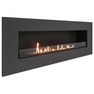 Fireplace Steelheat LONG 1200S с защитным стеклом 