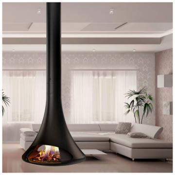 Fireplace Traforart Doria открытый двухсторонний без системы вращ. черный 