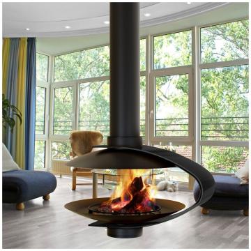 Fireplace Traforart Fancy подвесной с декор.элементом черный 