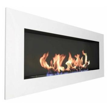 Fireplace Zefire Elliot 1500 с белой рамкой 