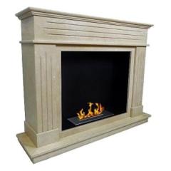 Fireplace Zefire Варшава мрамор CREMA MARFIL