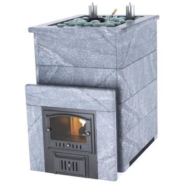 Stove ИзиСтим Домна 45К в кожухе из талькохлорита 