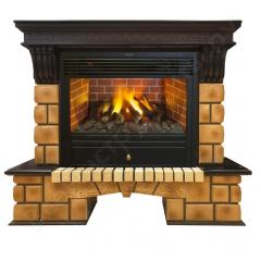 Fireplace RealFlame California Brick 3D 26 3D Novara