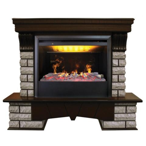 Fireplace RealFlame Country Rock 26 с Helios 26 SBG 3D 