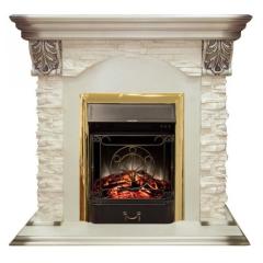 Fireplace RealFlame Dublin Lux WT Majestic LUX BR S