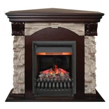 Fireplace RealFlame Dublin ROCK corner Oregan 3D 