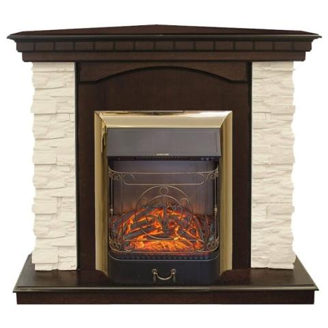 Fireplace RealFlame Elford Corner Majestic LUX BR S 