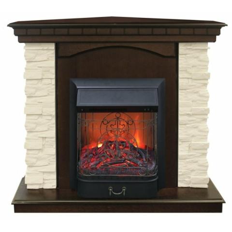 Fireplace RealFlame Elford Corner AO Majestic LUX BL S 