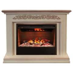Fireplace RealFlame Leticia WT b Helios 26 3D