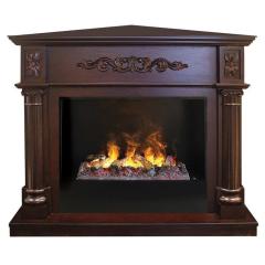 Fireplace RealFlame Silvia Corner 26 3D Cassette Black