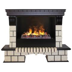 Fireplace RealFlame Stone 26 Cassette 630 3D