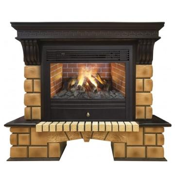 Fireplace RealFlame Stone Brick 26 Novara 26 3D 