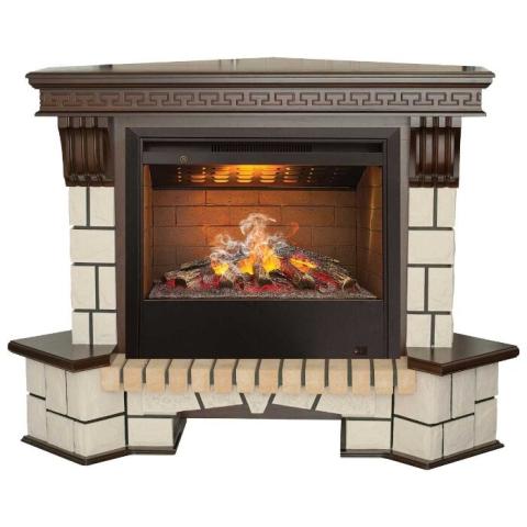 Fireplace RealFlame Stone Corner 26/HL Helios 3D 