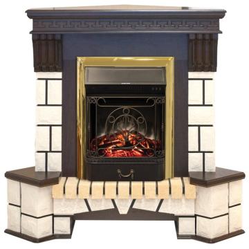 Fireplace RealFlame Stone Corner STD AO Majestic Lux S 