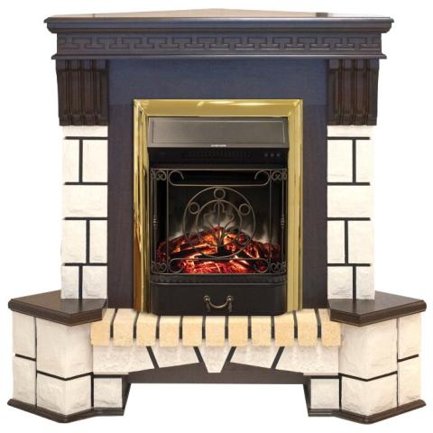 Fireplace RealFlame Stone Corner STD AO Majestic Lux S 