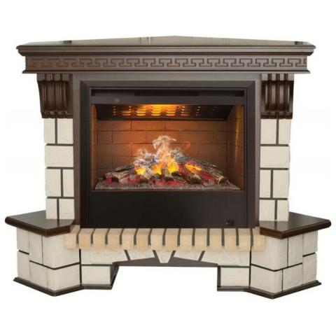 Fireplace RealFlame Stone Corner 26 Helios 3D 