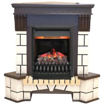 Fireplace RealFlame Stone corner AO Oregan 3D 