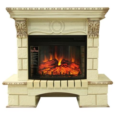 Fireplace Royal Flame Dioramic 28 LED FX Pierre Luxe 