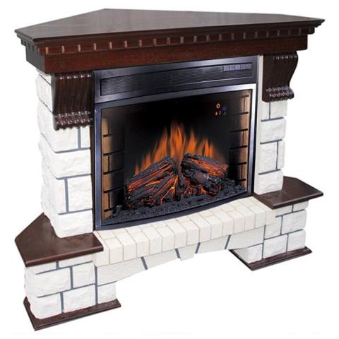 Fireplace Royal Flame Pierre Luxe corner Dioramic 28 LED FX 