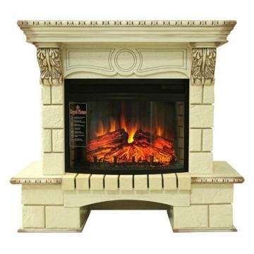 Fireplace Royal Flame Pierre Luxe corner Dioramic 25 LED FX 