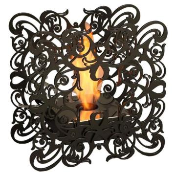 Fireplace Silver Smith EMOTION MINIature Black 